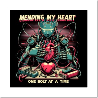 Mending my Heart, one bolt at a time Posters and Art